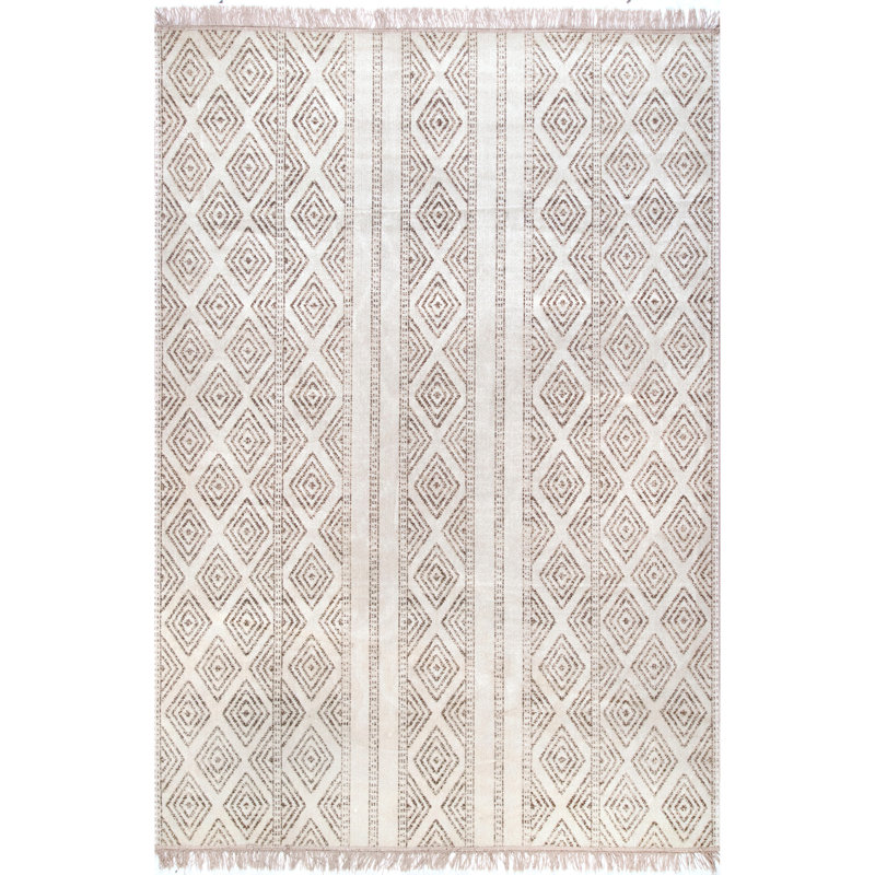 ShipstStour Striped Rug, Rectangle 6'7" x 9'4"