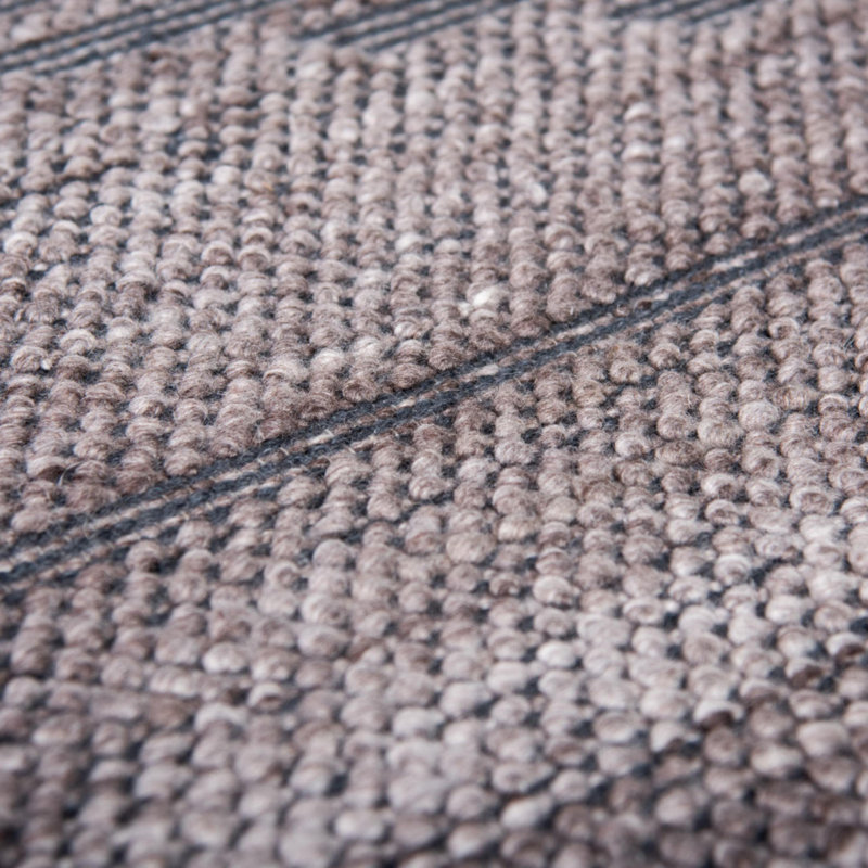 Tapis tissé à la main 100% polyester recyclé, Rectangle 5 pi x 7 pi 9 po