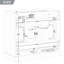 Ensemble de meuble-lavabo simple 36 po avec plateau Kristoper