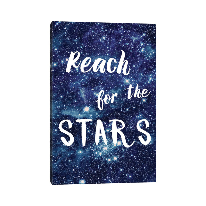 Reach For The Stars by Amanda Murray - Wrapped Canvas Print, 30.48 cm H x 45.72 cm W
