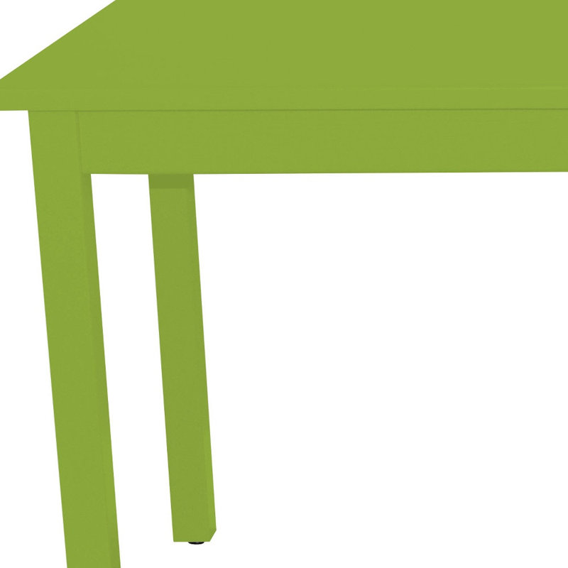  Table de salle à manger 60 "en bois massif Chartreuse, 30"H x 60"L x 27"W, Chartreuse