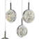 Bubbling Glow Dimmable Integrated LED Rectangular Chandelier