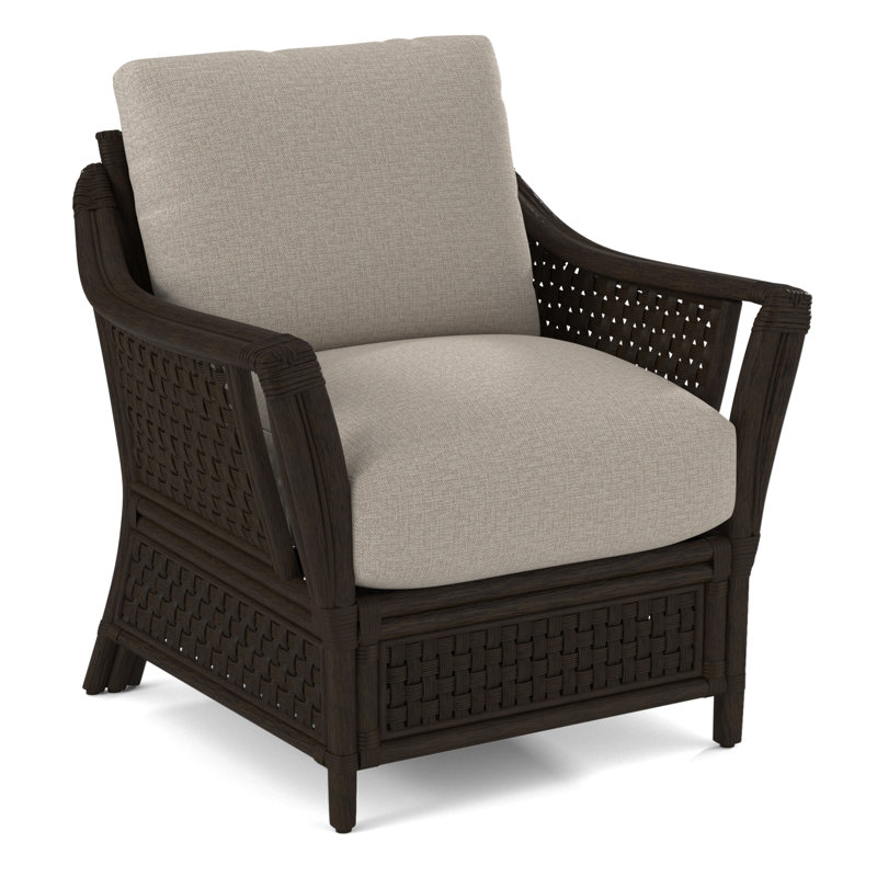 Boca Armchair, Brown Geometric, 0456-33, Java
