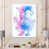 Toile blanche avec cadre photo
