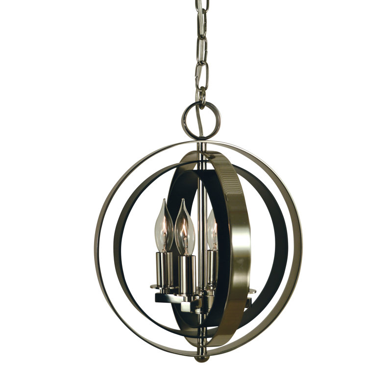 Luminaire suspendu sphère unique/à 4 lumières Parenteau
