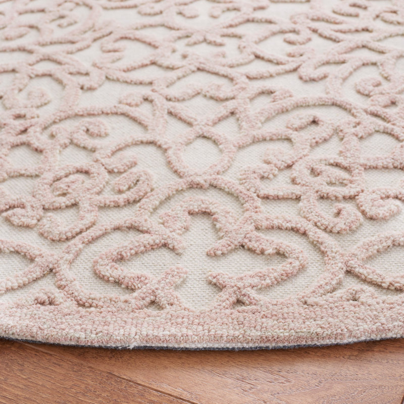 Tapis en laine et coton touffeté à la main Martha Stewart, Rond 6 pi