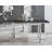 Tierra Modern Glass & Metal Extendable Dining Table Set & 6 Luxury Faux Leather Dining Chairs-581063835-550017899