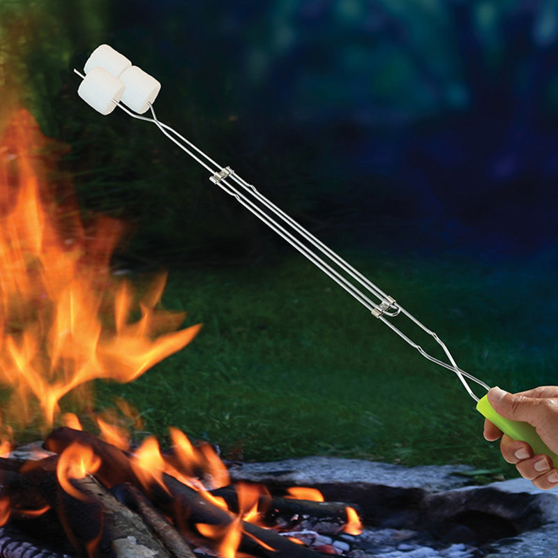 Steel Skewer And Shish Kebab