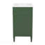Meuble-lavabo de salle de bain avec lavabo supérieur, meuble de rangement moderne avec 2 tiroirs et un tiroir basculant, meuble-lavabo simple-133416580
