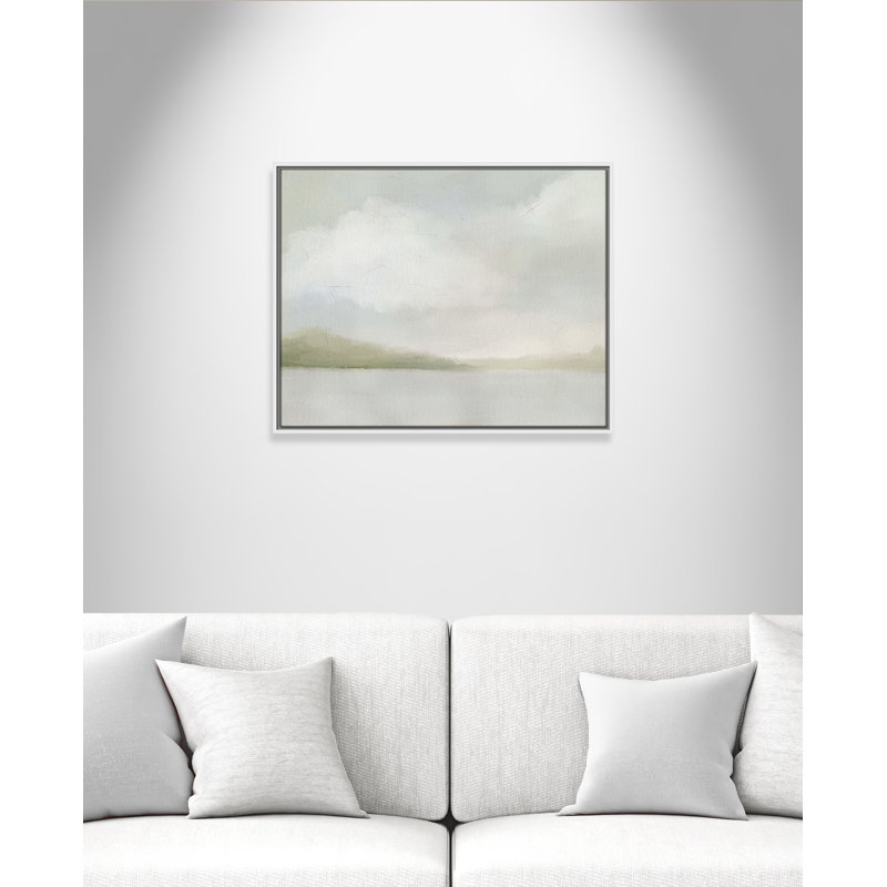 Queensland " A Tranquil Morning ", 23.5" H x 29.5" W, White