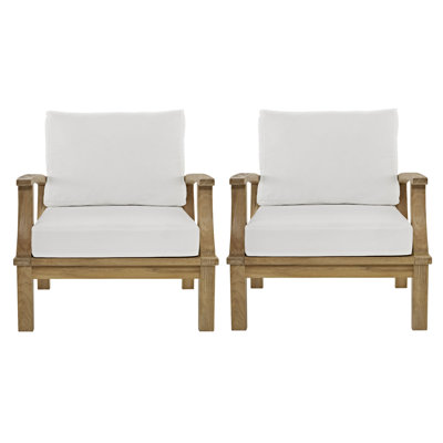 Marina Teak Patio Lounge Chair