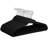 Lopp Plastic Velvet Hangers Non-Slip Heavy Duty Standard Hanger for Suit/Coat