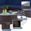 Ensemble de conversation modulaire d'extérieur 6 pièces-426489134