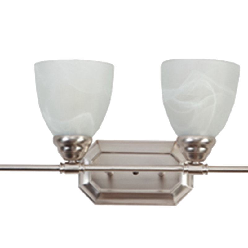 Éclairage pour meuble-lavabo 4 lumières Gutierrez, Nickel brossé