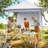 8 Ft. X 8 Ft. White Pop-Up Canopy With Extended Eaves