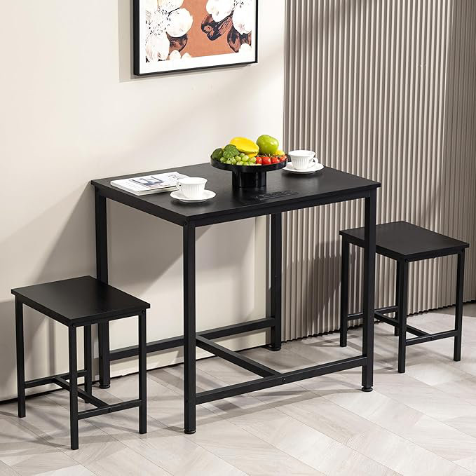 Grande table de salle à manger ronde 31,5 po