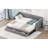 Twin XL To King Size Upholstered Daybed With 2 Drawers