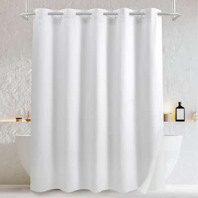 Rideau de douche sans crochet Rakiem