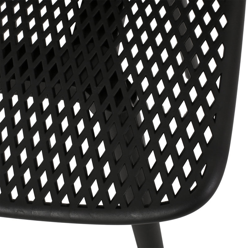 ensemble de 2 chaises de patio sans accoudoirs avec pieds robustes