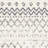 Shiloh Geometric White/Medium Gray Area Rug-767393392