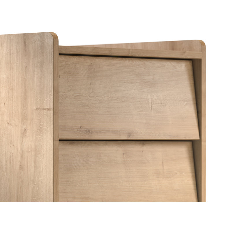 Antoine Kids 5 - Drawer Chest, Light Brown/Light Brown