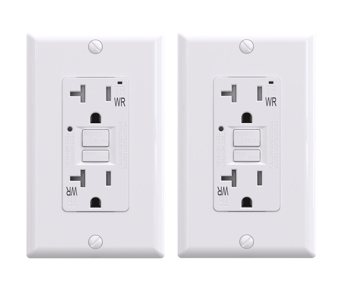 ELEGRP 20 Amps Tamper Resistant Duplex Outlet | Wayfair