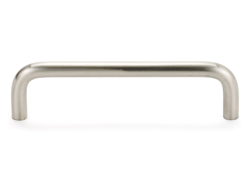 Poignée barre / poignée, Nickel satiné, 4"