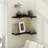 Ebern Designs Authement Wall Mounted Corner L-Shape Floating Display Shelves, Pine Oak, Set Of 2-795409370