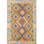 Tapis géométrique en laine pour vestibule Kilim