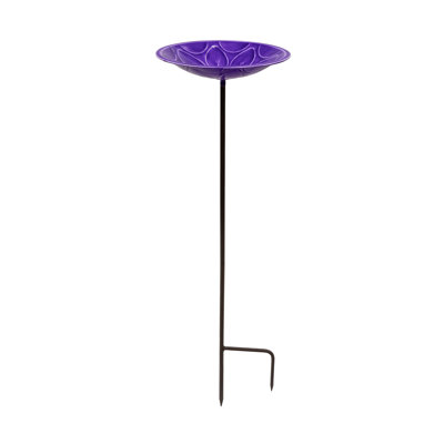 Lolly Metal Stake Birdbath