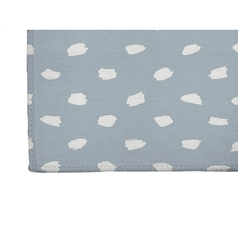 Splat Point Non-Slip Outdoor Rug, Runner 2'6" x 8'