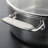 Tramontina Tri-Ply Clad 8 Pc Stainless Steel Cookware Set with Glass Lids