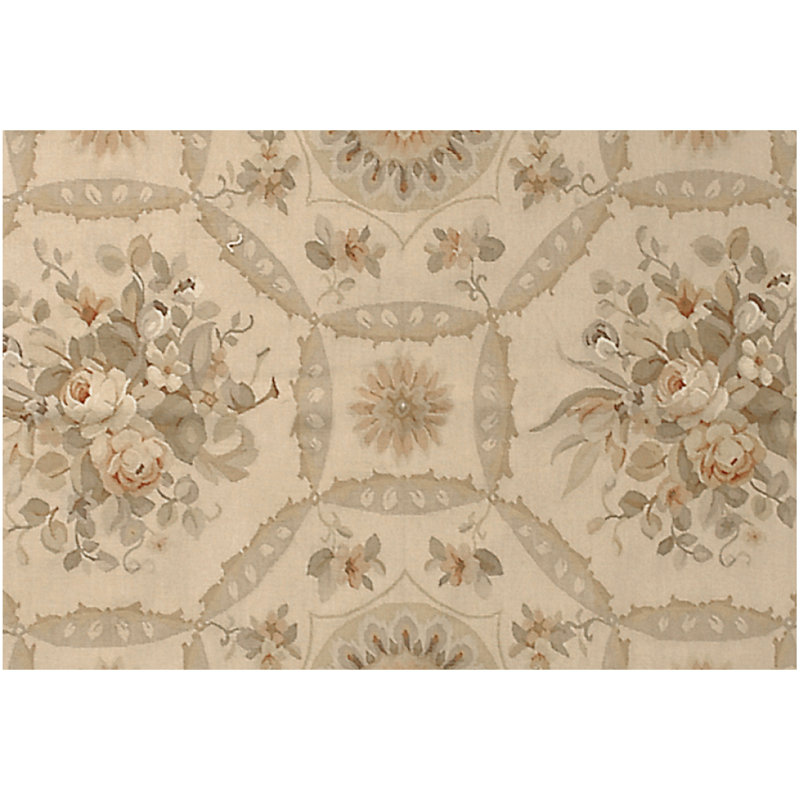 Wool Oriental Area Rug, Rectangle 4' x 8'