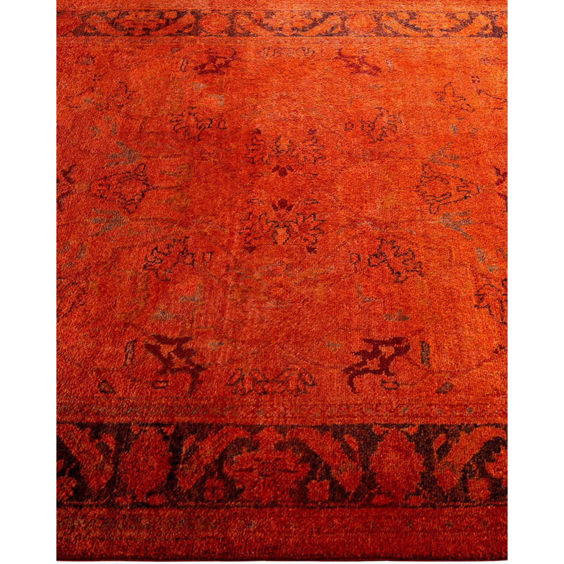 Overyed One-of-a-Kind Rectangle 4'1" X 6'1" Hand Knotted Area Rug