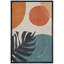 Illustration de formes abstraites de style Mid-Century à motif tropical Mid-Century-100708362-100708364