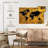 Aliaz Black On Gold World Map-107701301