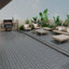 Paquet de tuiles de patio pour terrasse en bois et en plastique 22 WPC-116657555