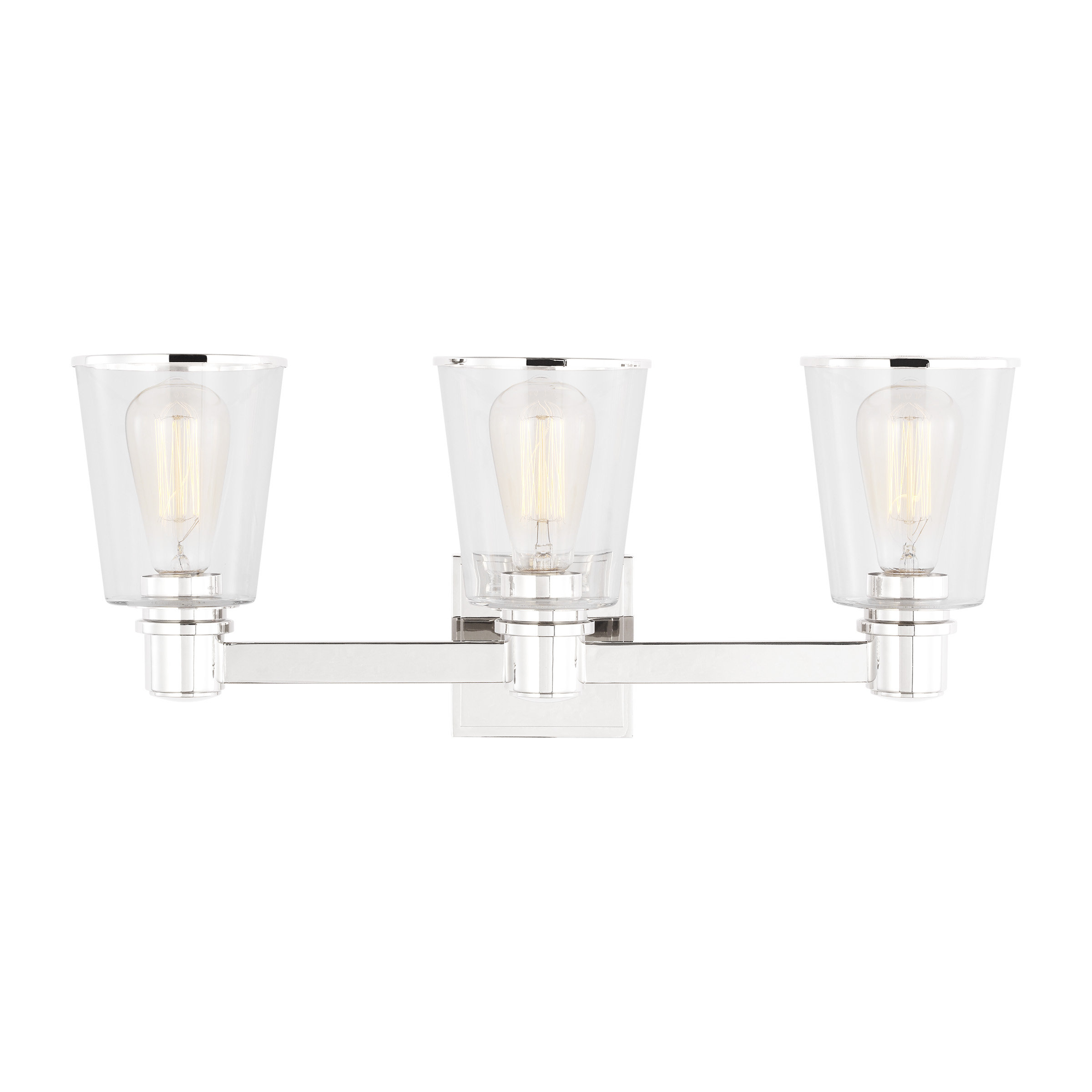 Lakeview 3-Light Vanity Light - Clear Shade