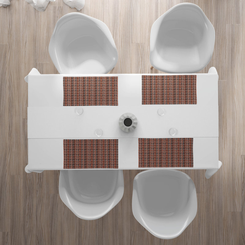 Polyester Gingham Rectangle Placemat