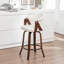 Tabouret de comptoir pivotant en similicuir Providence-128799110