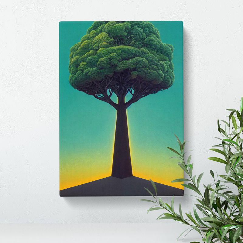 Awesome Tree No.2 - Wrapped Canvas Print, 50cm H x 35cm W x 3cm D