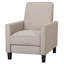 Fauteuil inclinable à dossier poussoir pour la maison élégante, beige