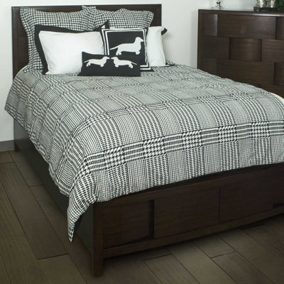 Houndstooth Cotton Plaid Comforter