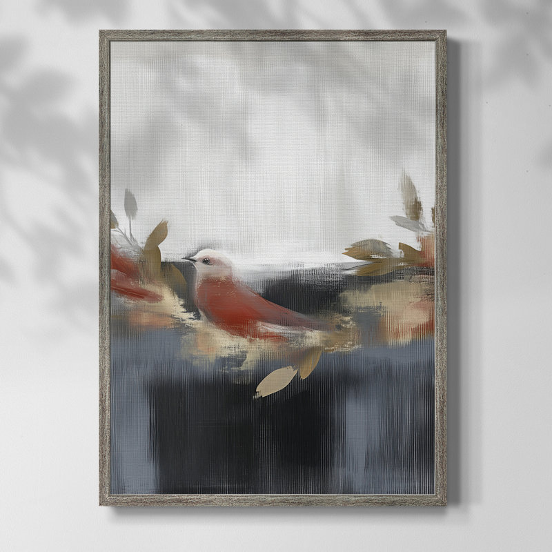 «Christmas Holiday Art CCXII», reproduction encadrée - bois massif, H 15 po x l 12 po