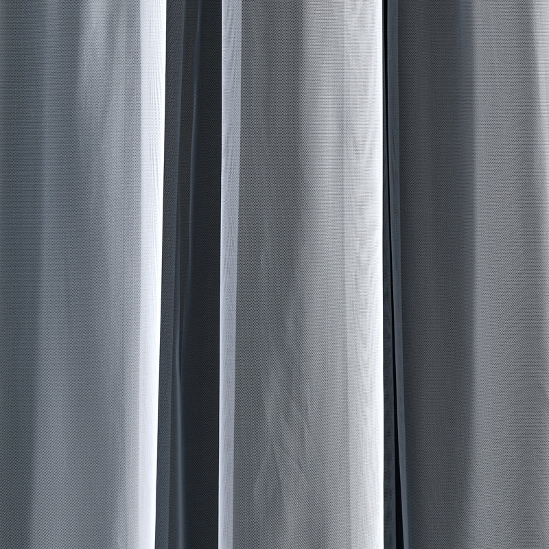 Rideaux unis occultant et isolants, Noir, L 38 po x L 84 po