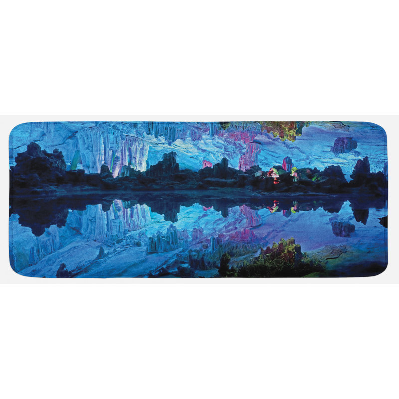 Rustic Polyester Kitchen Mat