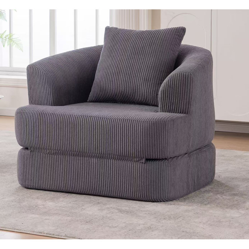 Fauteuil inclinable pliable, Gris