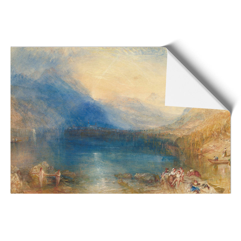 Lake of Zug by Joseph Mallord William Turner - Frameless Print, 21cm H x 30cm W x 0.1cm D