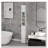 Slim Bathroom Storage Cabinet with Drawers