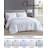 Ruffled Edge Microfiber Bed in a Bag Comforter Set-595734560-595734744